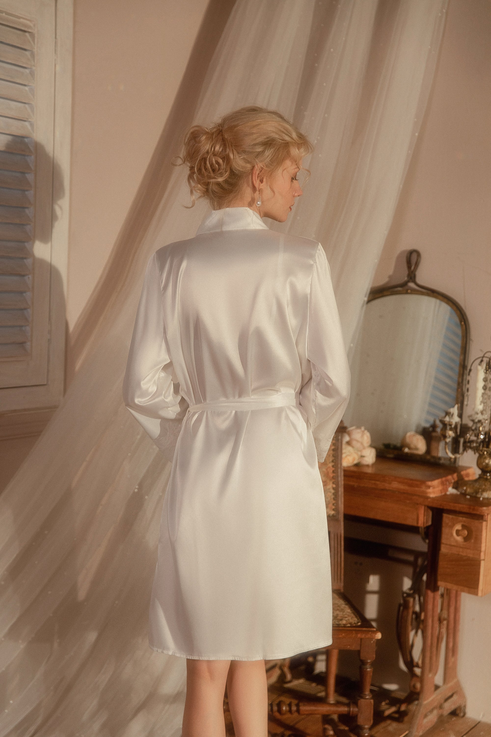 Button-Down Secretary Costume with High-Waisted Shorts