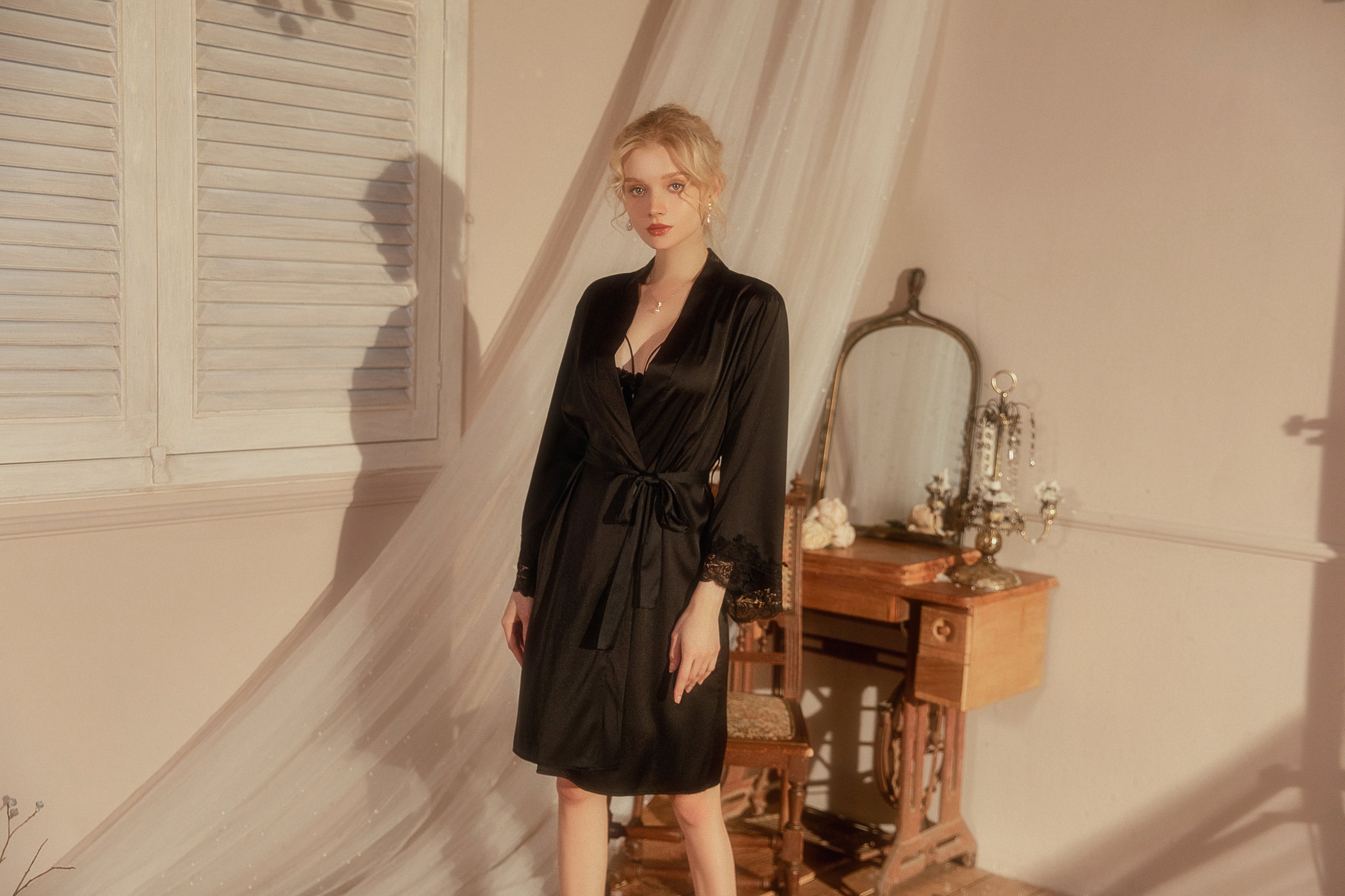 Button-Down Secretary Costume with High-Waisted Shorts