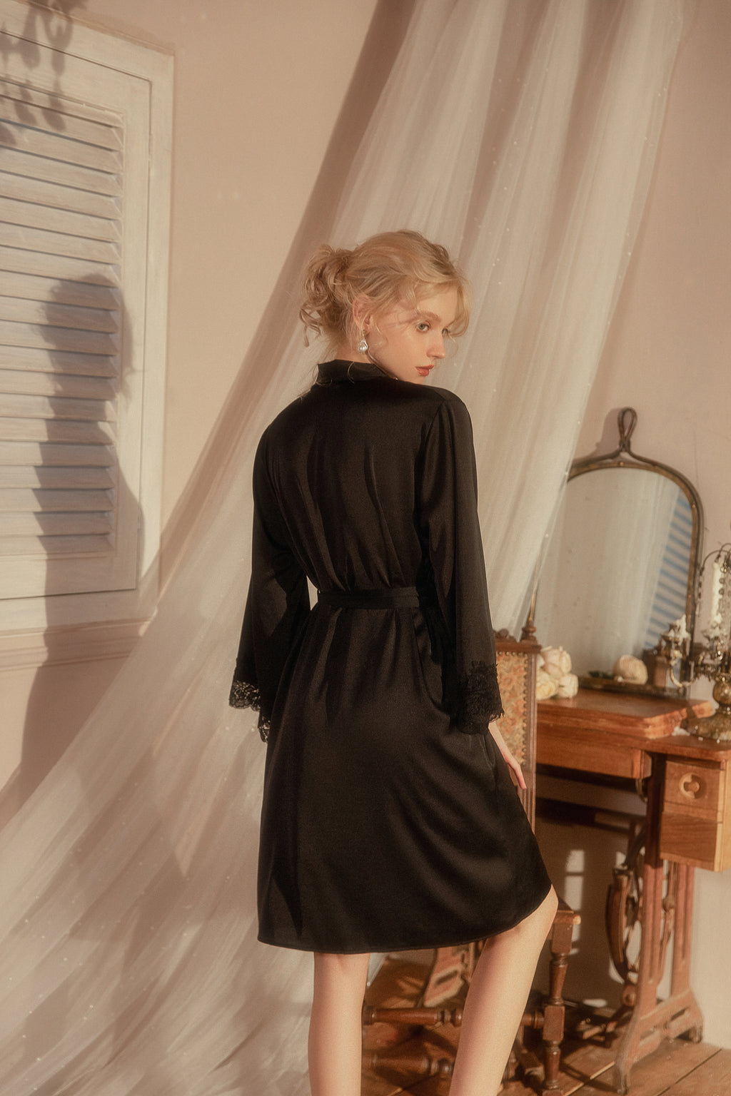 Button-Down Secretary Costume with High-Waisted Shorts